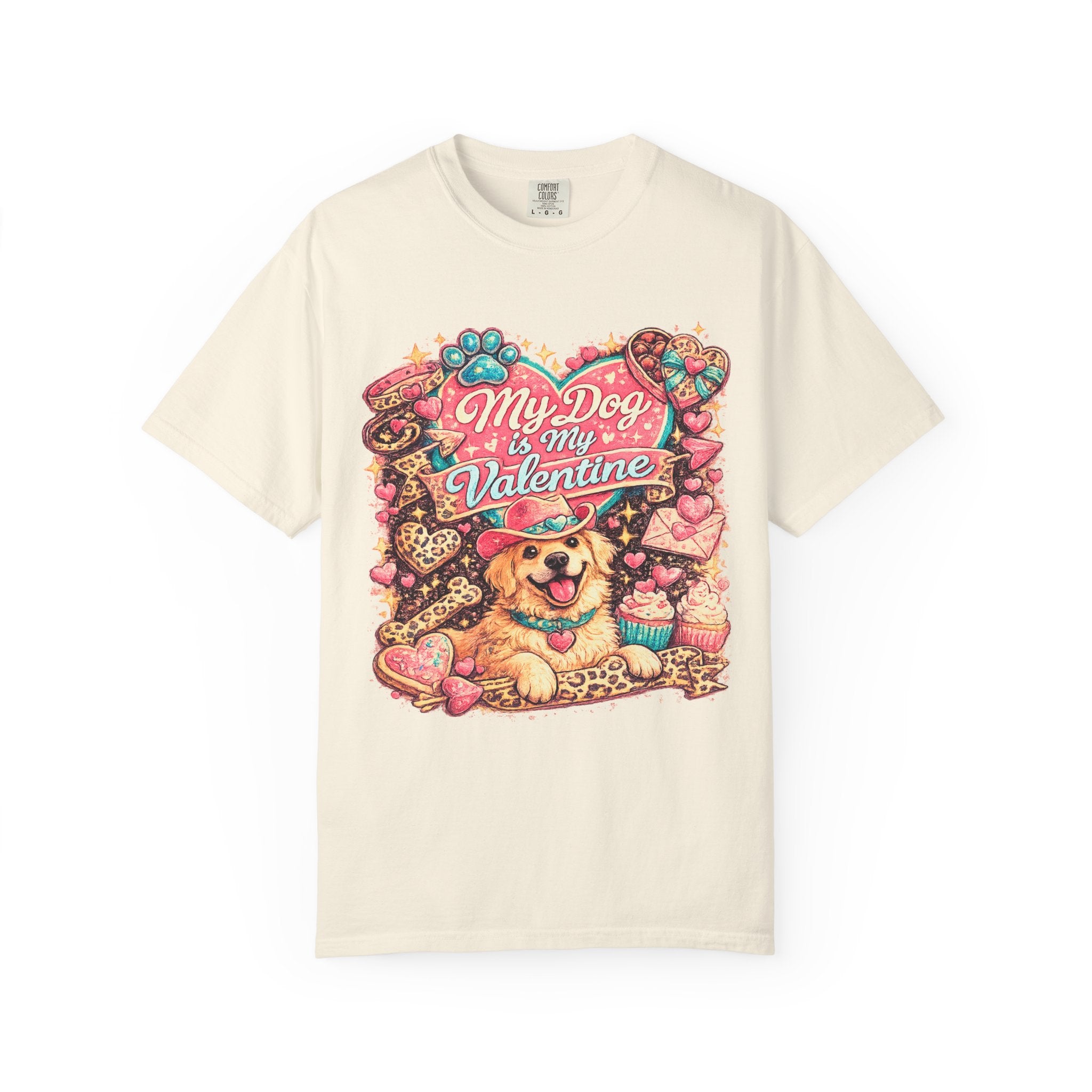funny dog valentine tee casual outfit